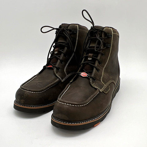 Brunt Marin 6" Soft Toe Brown Leather Work Boots Men's Size 16M