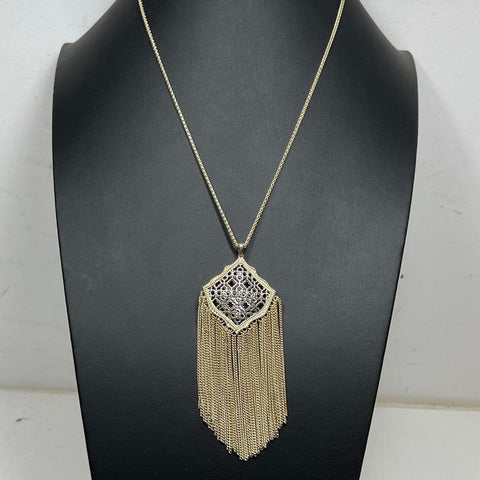 Kendra Scott Two Tone Tassel Necklace
