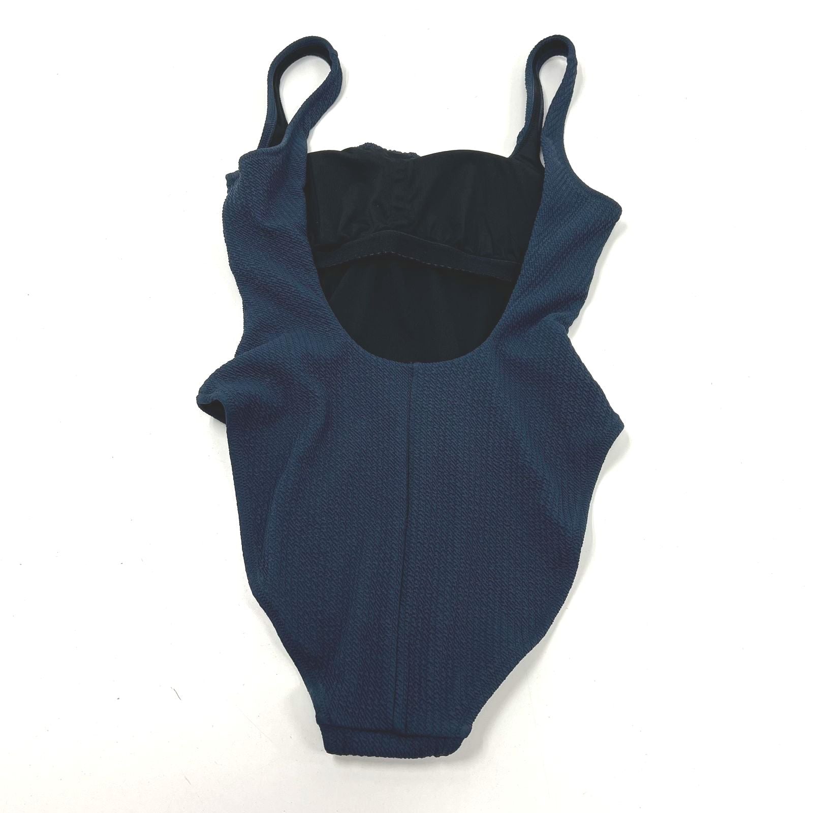 NWT J.Crew Square Neck Midnight Blue One Piece Swimwear Women's Size 6