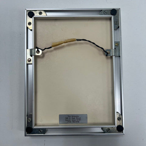 Vintage 80s Nell Gwynn's House Foil Print Framed Art England Old Town Scene