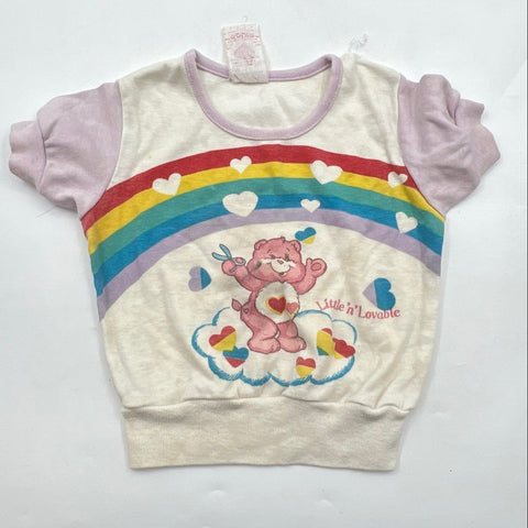 Vintage 1983 Care Bears Dobie T-Shirt & Sweatshirt Lot Single Stitch Sz 6X 5