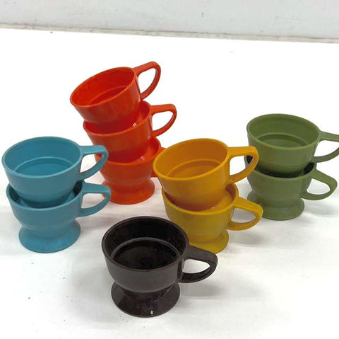 Solo Cozy Cup Holder No. 68A 10 Piece Set Multicolor Vintage