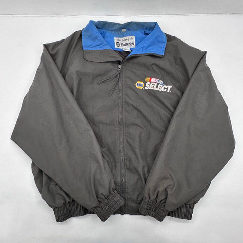 Vintage 90s NASCAR NAPA Batteries Embroidered Racing Jacket Sz XL