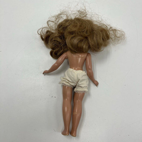 Vintage Hard Plastic Doll Blonde Hair Sleep Eyes 1950s Mid Century