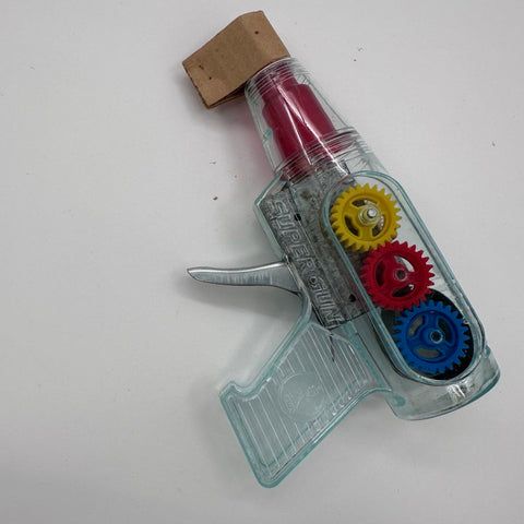 Vintage Taiyo Super Gun G-65 Friction Powered Space Toy Japan Boxed For Repair