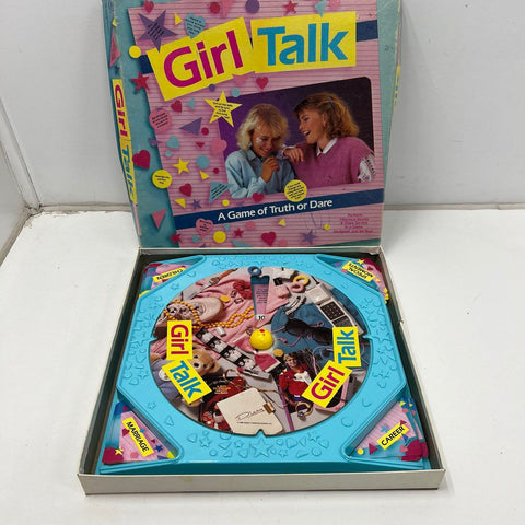Vintage 1988 Golden Girl Talk A Game of Truth or Dare Board Game Retro 80s