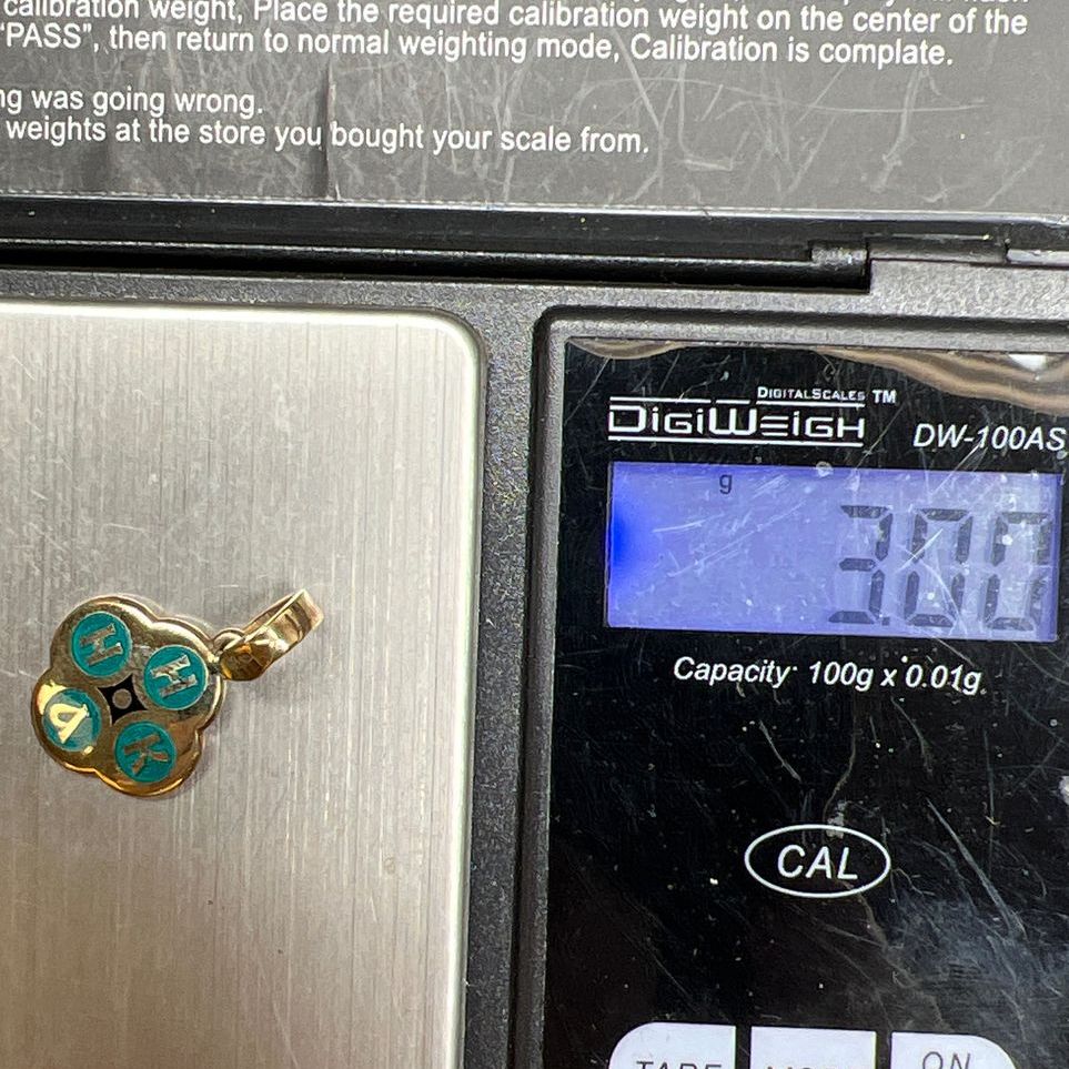Vermeil 925 Sterling Silver Jerusalem Cross Pendant Charm