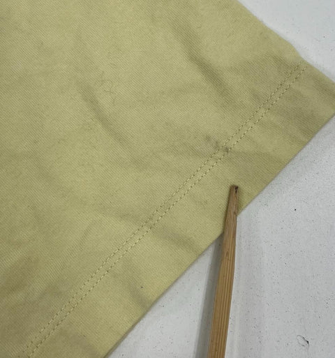Fear of God Essentials Logo Back T-Shirt Yellow Relaxed Fit Sz S