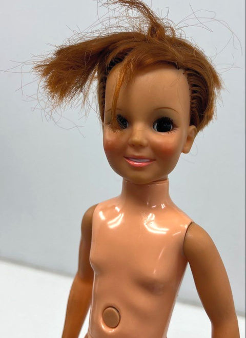 Vintage Ideal Velvet Doll 1972 & 50s Saucy Walker Type Doll Lot 16" 12"