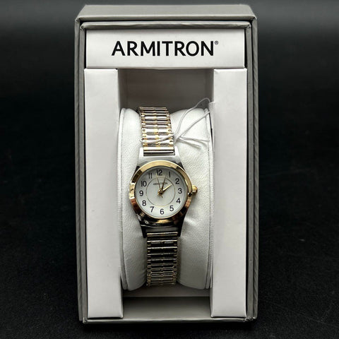 Armitron Women's Watch Lot of 3 Diamond Now & Two-Tone Expander Band Not Tested