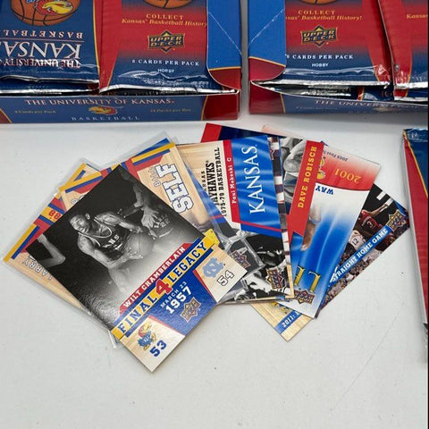 Basketball Card Lot 2013 Upper Deck Kansas Jayhawks Open Packs See Photos