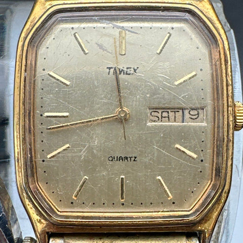 Vintage to Modern Timex Watch Lot of 4 Indiglo Electric Quartz Not Tested As Is