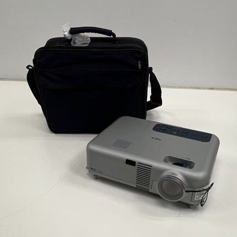 Vintage NEC VT46 LCD Projector 800x600 SVGA Portable w/ Carrying Case Bag