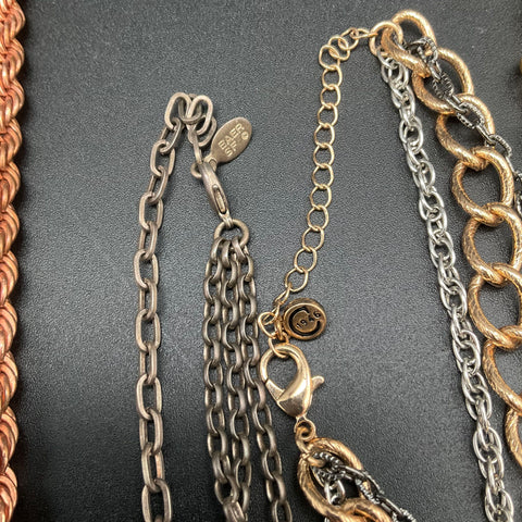 Ann Taylor Nicole Miller Worthington Jewelry Lot 10 Necklaces Bib Tassel 1946