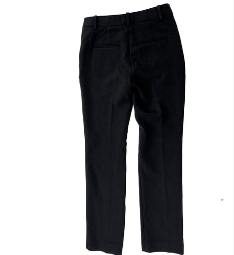 Ann Taylor Women's The Sophia Black Mid Rise Straight Leg Pants NWT Sz 0P