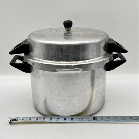 Prestige Aluminum Pressure Cooker 20L Large Capacity 2 Piece Set Pot Lid