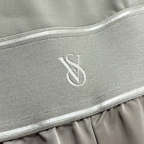 Victoria's Secret Women's Taupe Sleeveless Wide Leg Jumpsuit Back Cutout Sz L