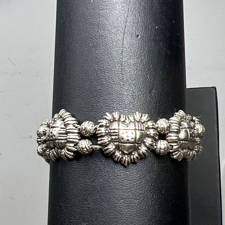 Brighton Quilted Heart Bead Bracelet