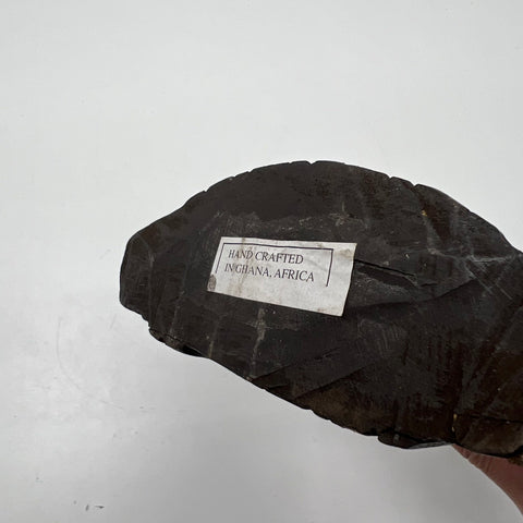 Vintage Handcrafted African Wood Bust Beaded Mask Sculpture South Africa 15"