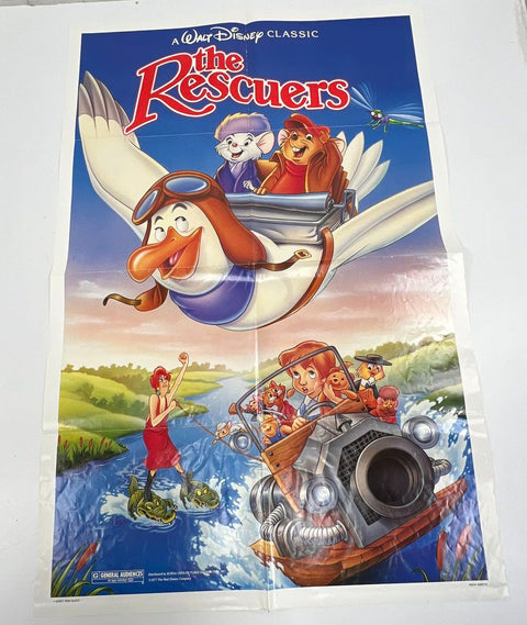 Vintage Lot of 3 Disney One Sheet Movie Posters 60s 70s 80s Theatrical