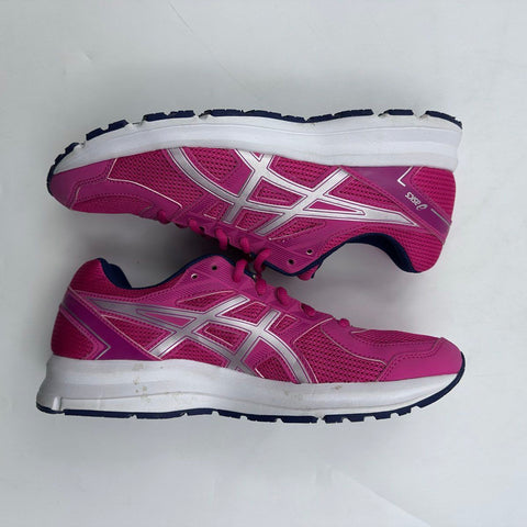 Asics Women's Jolt 2 Pink Silver Navy Running Shoes Size 9.5