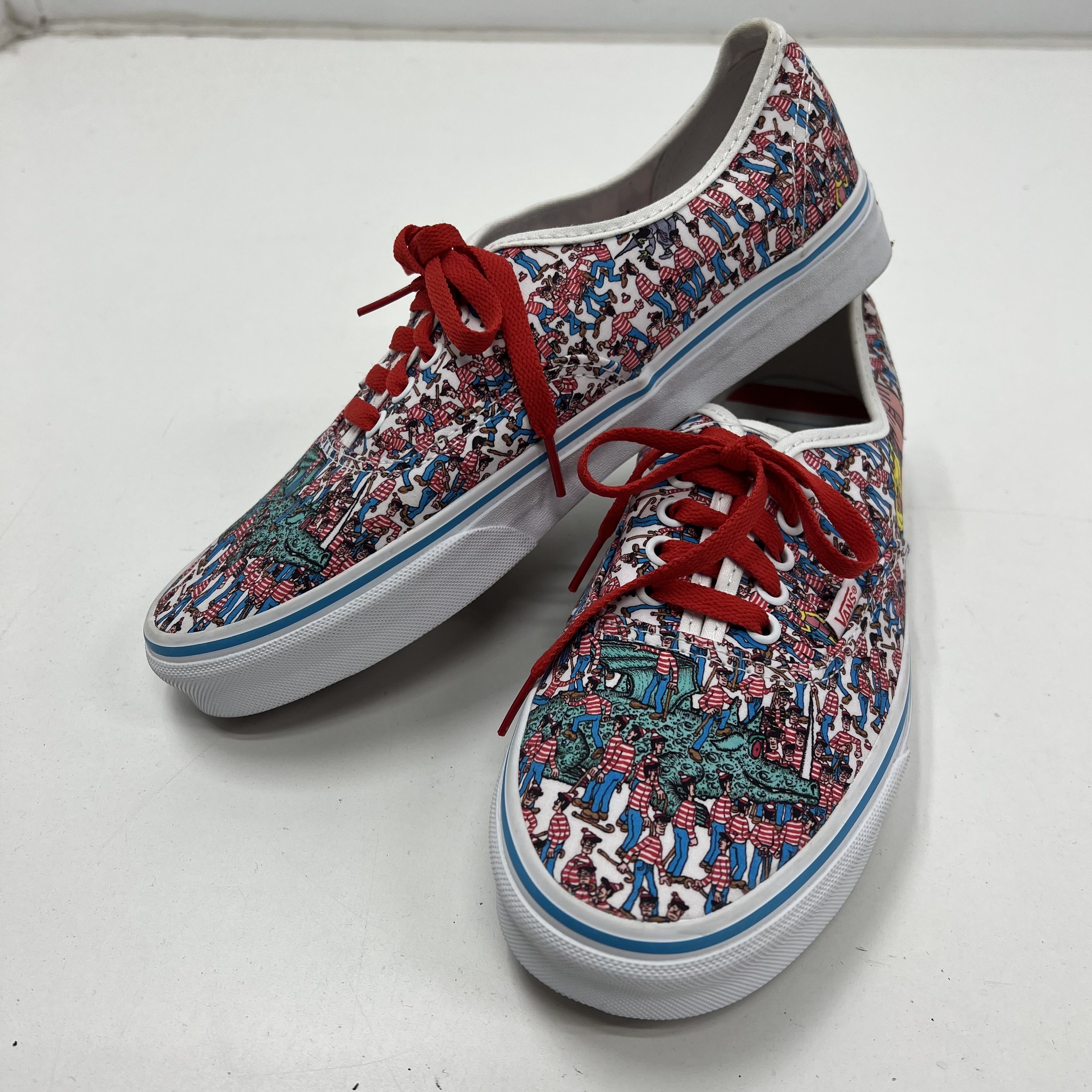 Vans Authentic Where's Waldo Battle Skate Shoes Men's Size 9