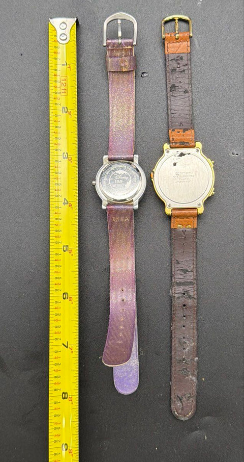 Vintage Disney Watch Lot 4 Lorus Mickey Minnie Mouse Eeyore Accutime