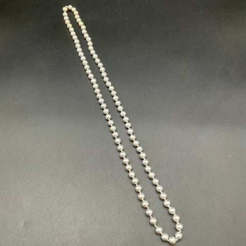 Vintage Japan Faux Pearl Costume Jewelry Lot of 5 Necklaces Cluster Earrings
