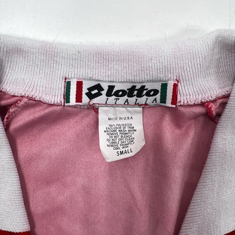 Vintage 90s Arsenal FC Lotto Soccer Jersey Made in USA Number 13 Sz S