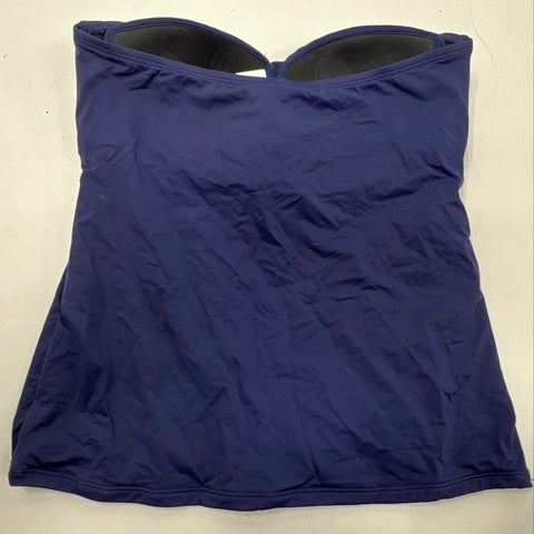 Tommy Bahama Women's Pearl Sarong Wrap Bandini Swim Top Navy Blue NWT Sz XS