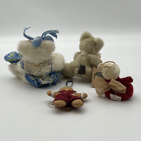 Boyds Bears Plush Collection Lot Vintage Holiday & Theme Bears 10 Pieces