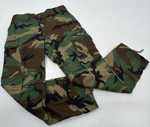 US Military Men's Woodland Camo BDU Lot 3pc Jacket Pants USAF Patches Size M L