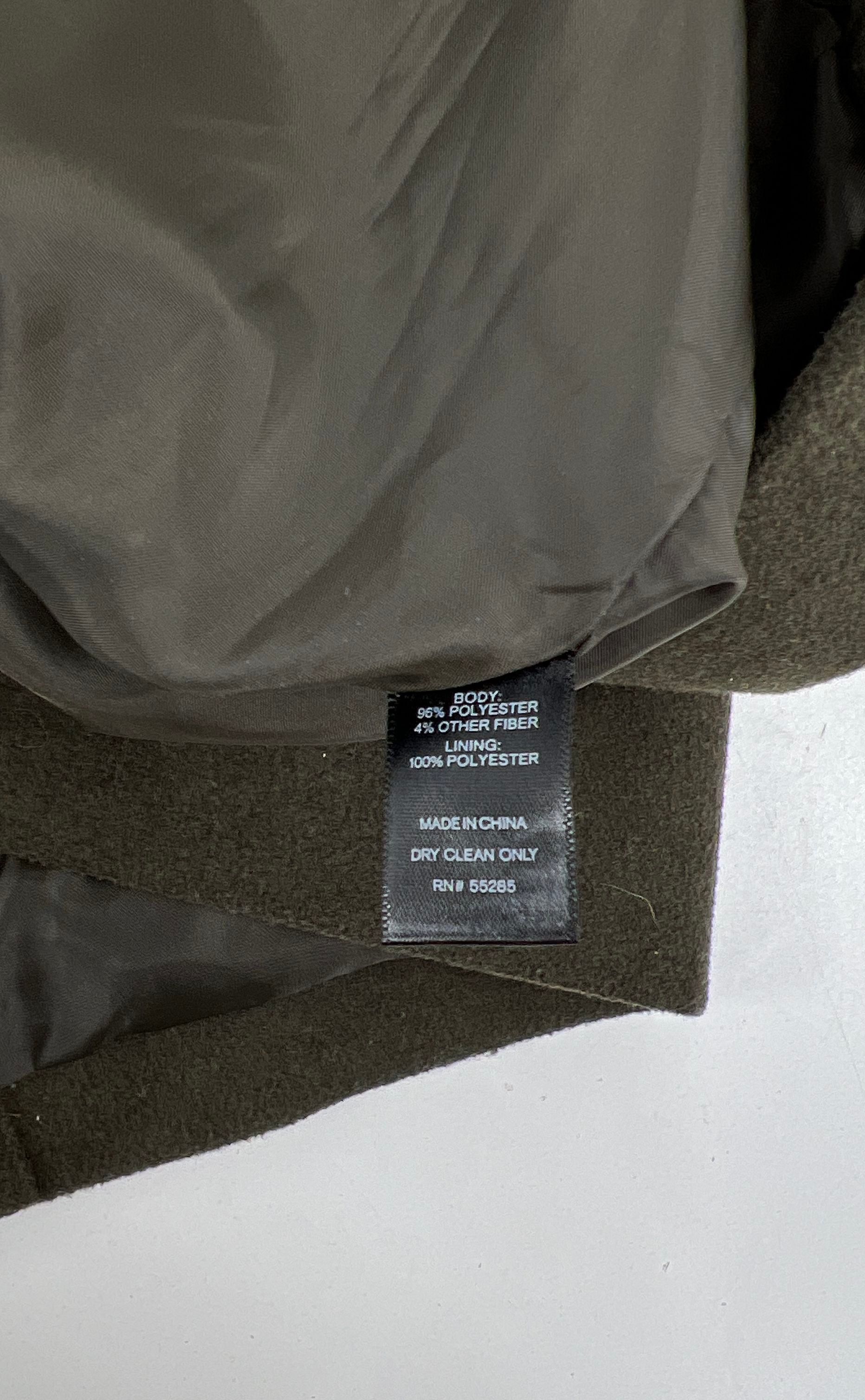 Express Olive Green Coat - Size Large