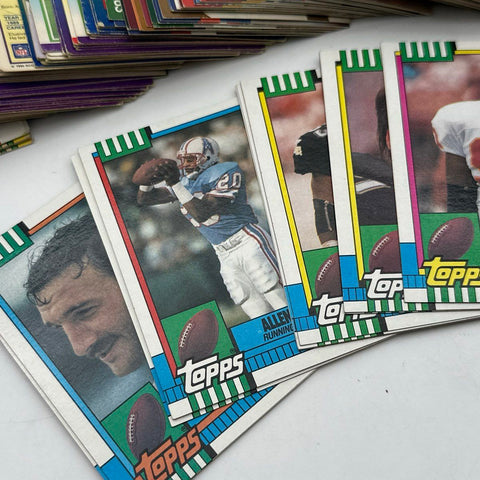 Football Card Lot NFL 1980s-90s Topps Pro Set Score 5 Lbs See Photos