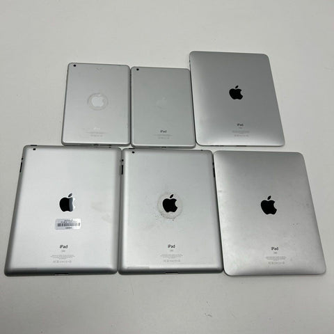 Apple iPad Lot of 6 Tablets A1395 A1432 A1219 For Parts or Repair