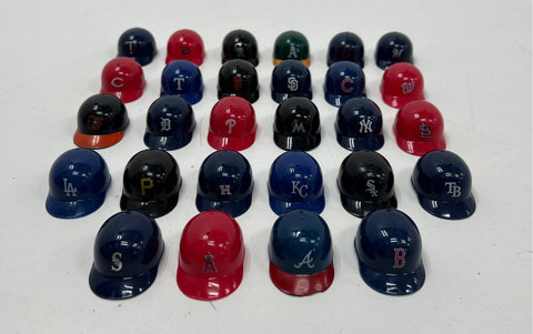 MLB Baseball Mini Batting Helmet Lot 28 Pieces Mixed Teams See Photos