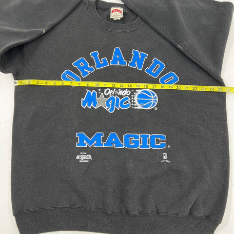 Vintage 90s Orlando Magic NBA Nutmeg Mills Crewneck Sweatshirt XL Made in USA