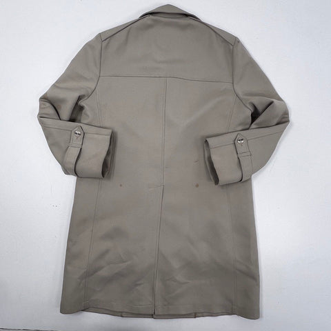 Vintage 70s Great Dane Cosmopolitan Trench Coat Raincoat Zip Out Liner Tan