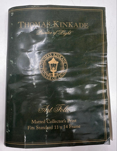 Thomas Kinkade Matted Collector's Print Lot 5 Works with COA Landscape 11x14