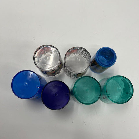 Vintage 90s Character Glasses Lot 7 Coca-Cola Disney Looney Tunes Scooby Doo