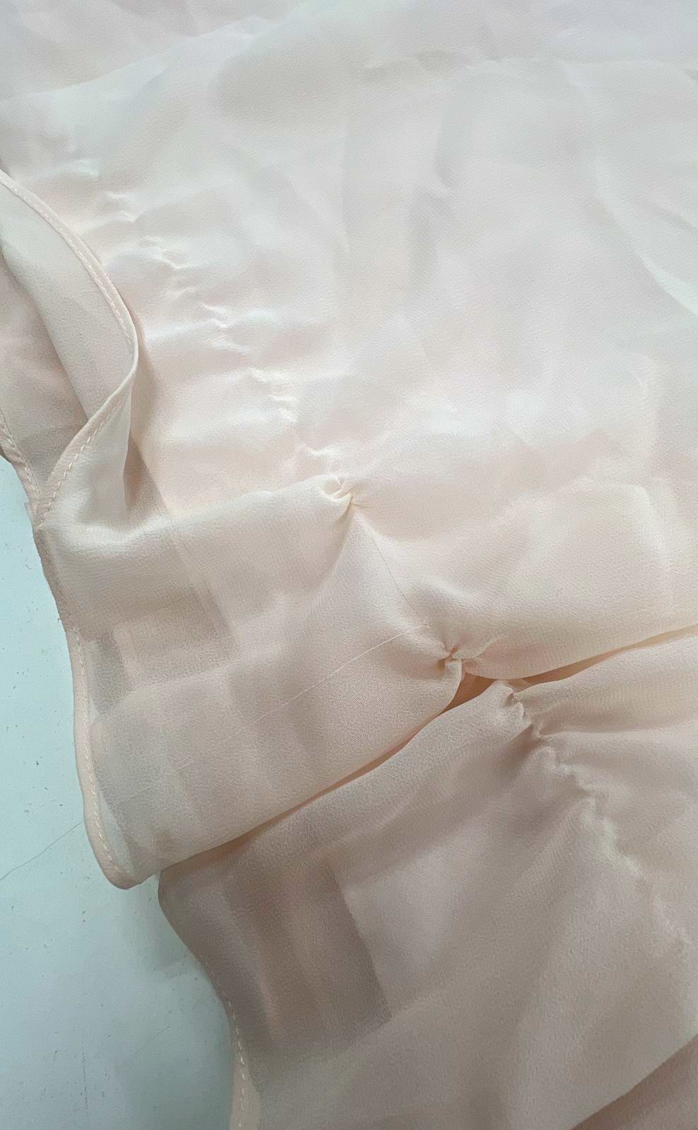 NWT Azazie Rose Petal Pink Adriana Pleated Bridesmaid Dress Gown Womens A22