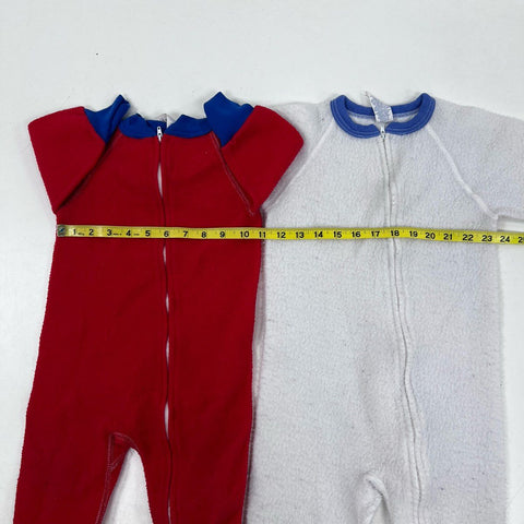 Vintage 90s Kids Onesies Lot Gerber Healthtex Carter's Made in USA Sz 18M-4T