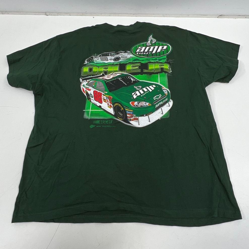 Vintage 2008 Dale Jr NASCAR #88 AMP T-Shirt Daytona 500 Winners Circle Sz XL