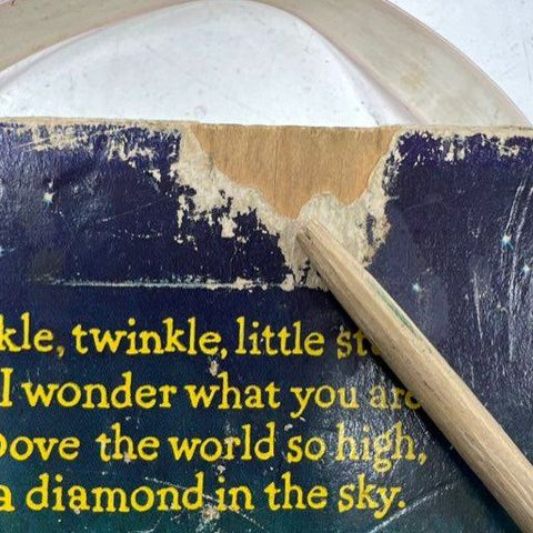 Vintage Fisher-Price Pocket Radio Wind-Up Music Box Twinkle Little Star Toy