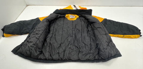 Vintage 90s Starter Pittsburgh Steelers Hooded Puffer Jacket NFL Pro Line XXL