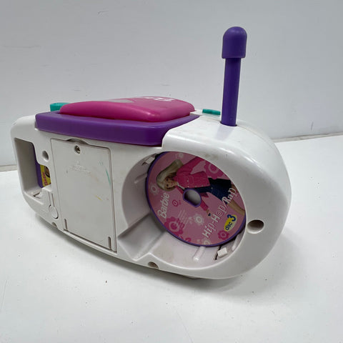 Vintage 1999 Barbie Dance With Me Talking Boombox CD Player Radio KIDdesigns