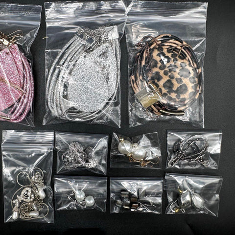 Fashion Costume Jewelry Lot 22 Pcs Necklaces Bracelets Sterling Silver Accents
