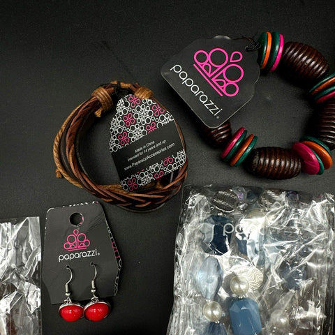 Paparazzi Jewelry Lot of 20 Boho Fashion Statement Necklaces Bracelets Earrings