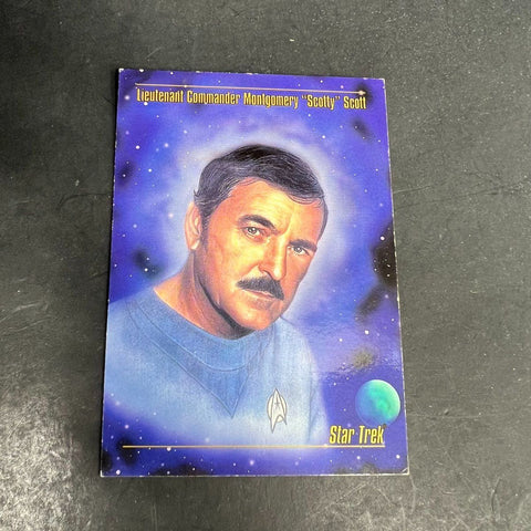 1993 SkyBox Star Trek Master Series 6 Card Lot Worf Uhura Scotty Borg