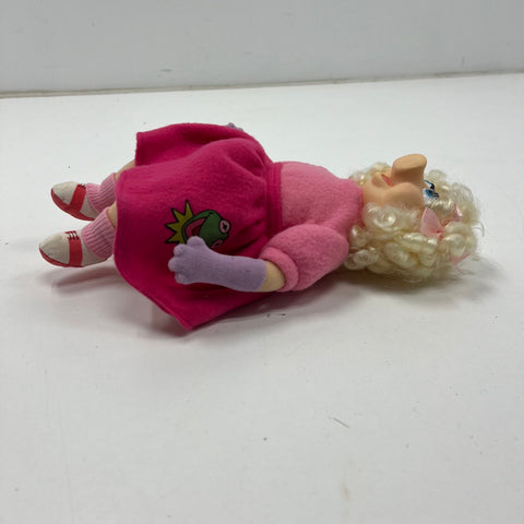 Vintage 80s The Muppets Miss Piggy Plush Doll Merawell Kermit Graphic 12"